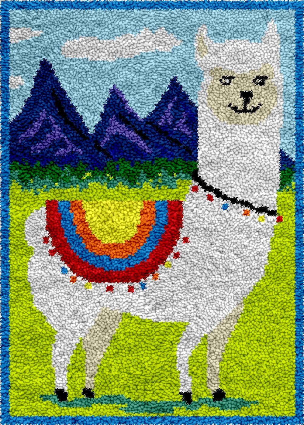 Llama Rug Hooking Pattern buy