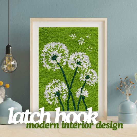 How Can You Incorporate Latch Hook Art into Modern Interior Design? - Latch Hook Crafts