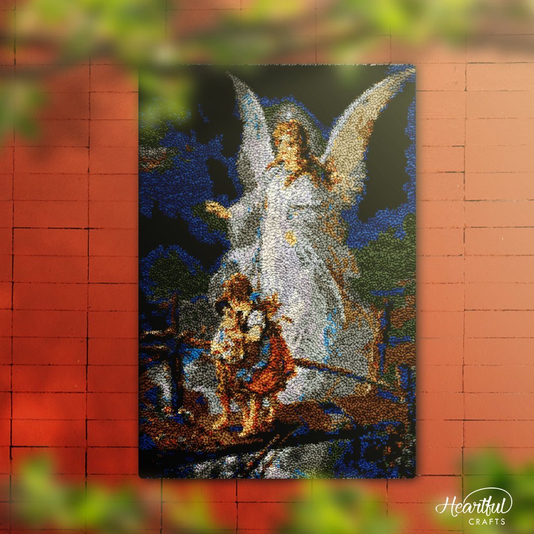 Heavenly Guardian - Latch Hook Rug Kit (US Stock) - Latch Hook Crafts