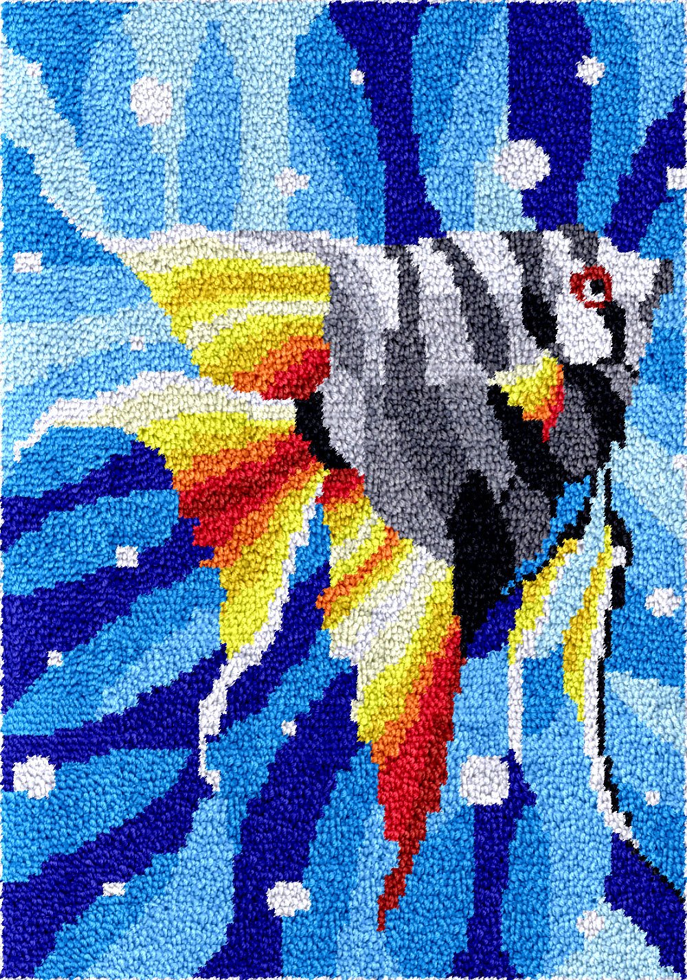 Sweet Angelfish - Latch Hook Rug Kit - Latch Hook Crafts