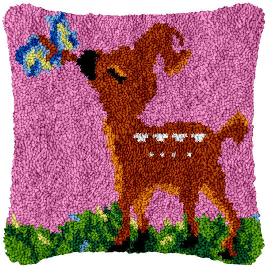 Baby Deer - Latch Hook Pillowcase Kit - Latch Hook Crafts