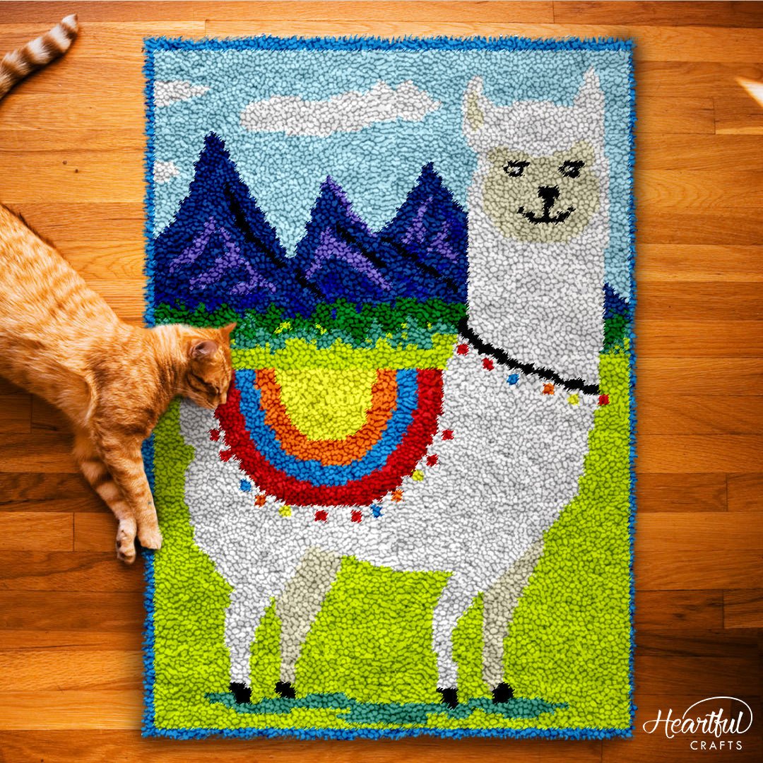 Latch Hook buying Kit Rug Llama