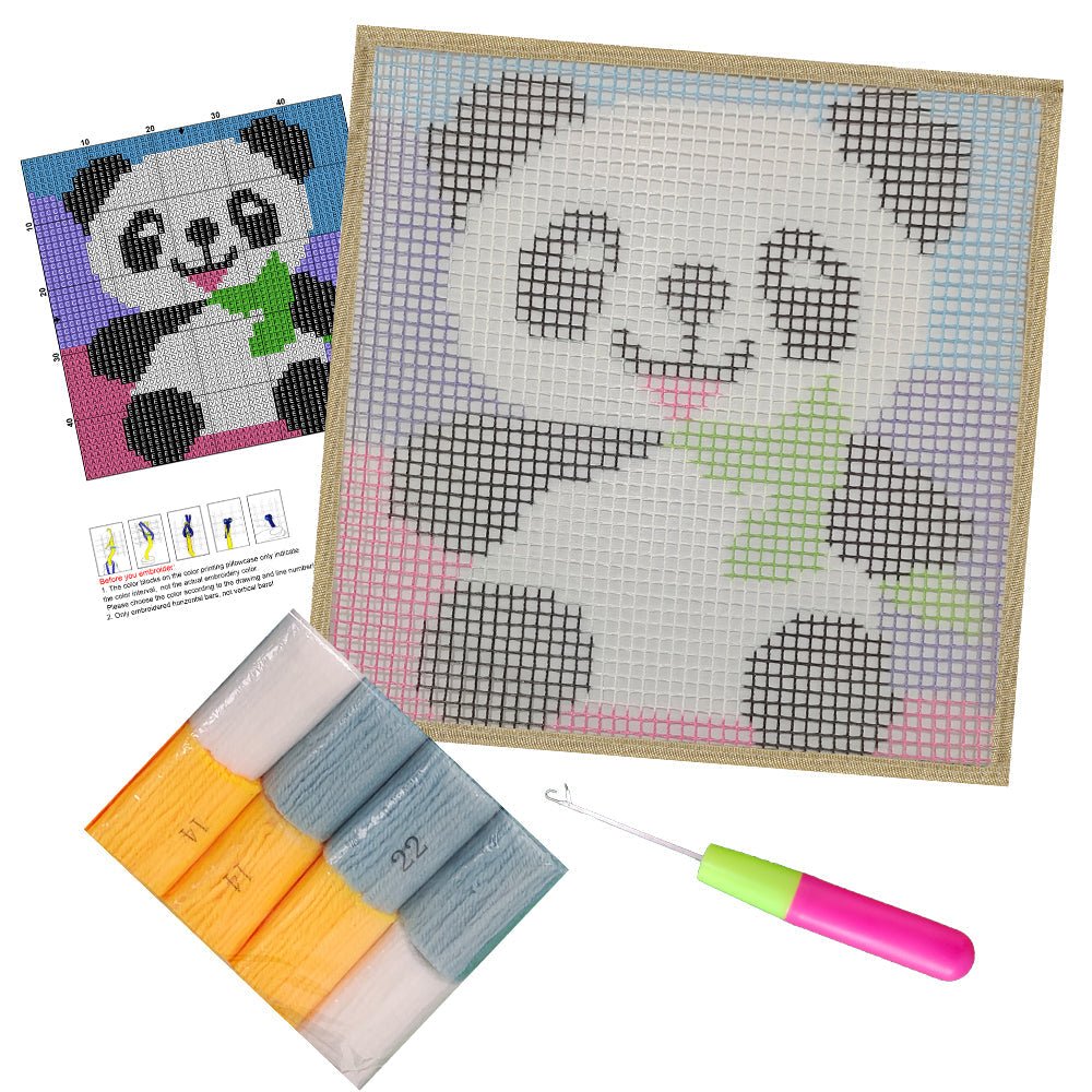 Hungry Panda Latch Hook Making Kit For Kids – Latch Hook Crafts