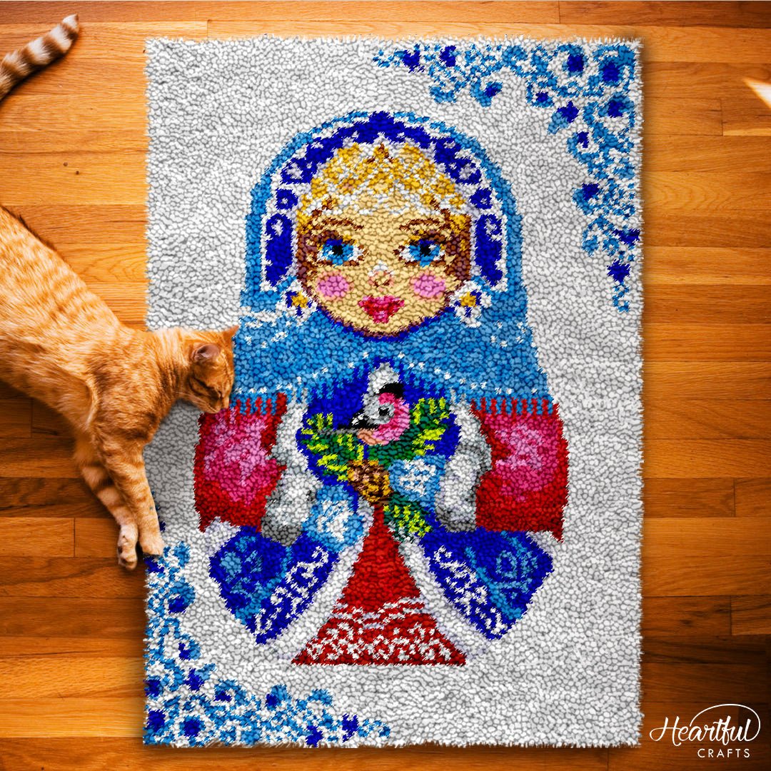 Matryoshka Doll - Latch Hook Rug Kit - Latch Hook Crafts