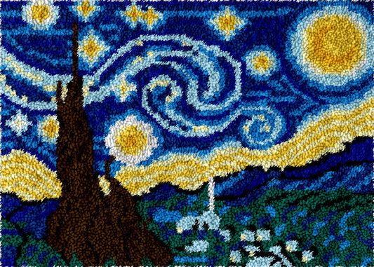 Starry Starry Night - Latch Hook Rug Kit - Latch Hook Crafts